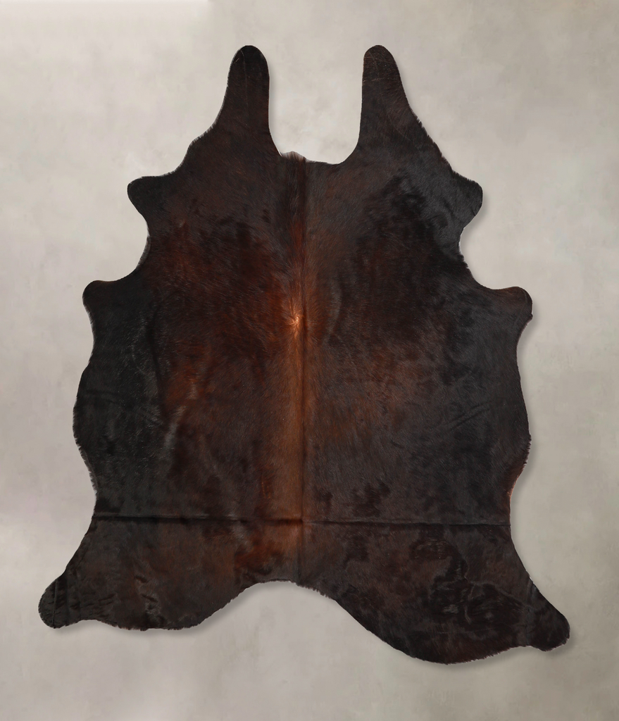 Chocolate Large Brazilian Cowhide Rug 5'11"H x 5'5"W #A35187 by Hudson Hides