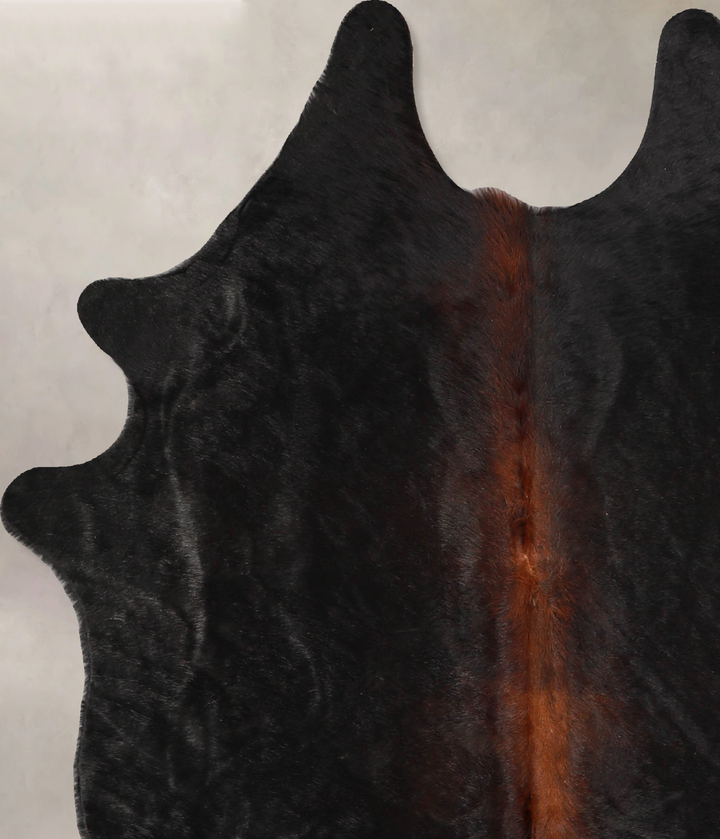 Chocolate Medium Brazilian Cowhide Rug 5'9"H x 4'10"W #A35192 by Hudson Hides