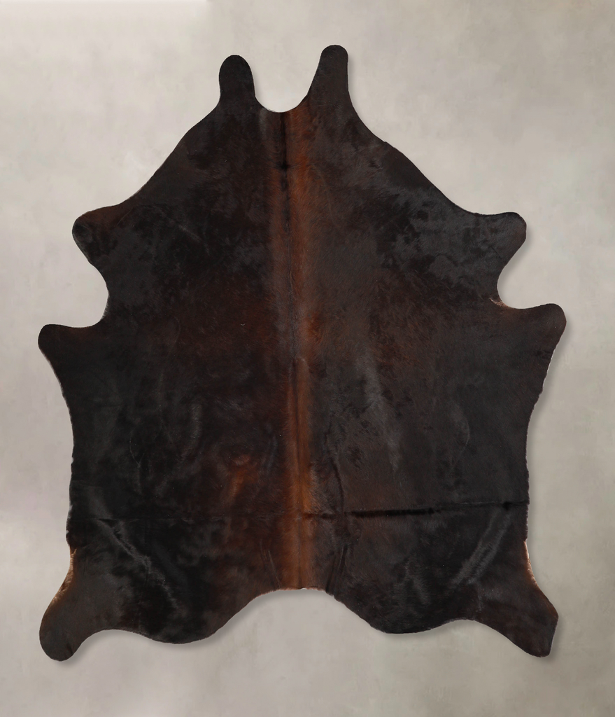Chocolate Large Brazilian Cowhide Rug 5'11"H x 5'2"W #A35239 by Hudson Hides
