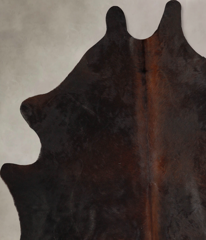 Chocolate Large Brazilian Cowhide Rug 5'11"H x 5'2"W #A35239 by Hudson Hides