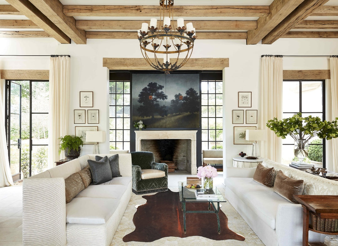 Chocolate Medium Brazilian Cowhide Rug 5'8"H x 4'10"W #A35282 by Hudso