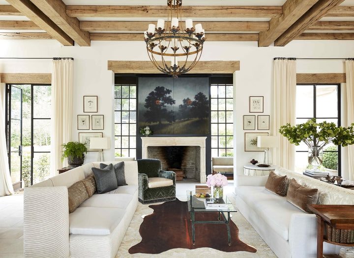 Chocolate Medium Brazilian Cowhide Rug 5'8"H x 4'10"W #A35282 by Hudson Hides