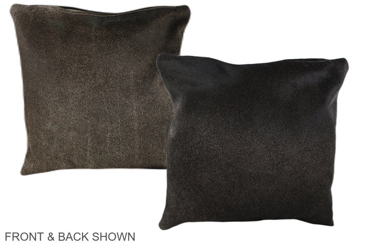 Grey 16"x16" Brazilian Cowhide Pillow #A35331 by Hudson Hides