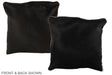 Solid Black 16"x16" Brazilian Cowhide Pillow #A35332 by Hudson Hides