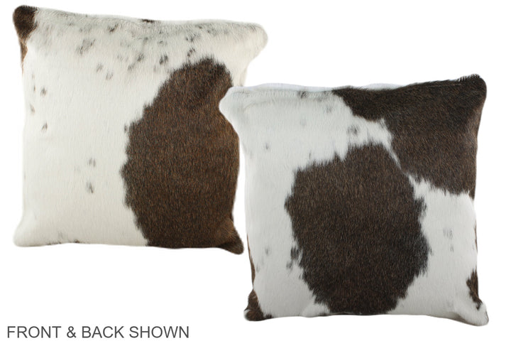 Chocolate 16"x16" Brazilian Cowhide Pillow #A35355 by Hudson Hides