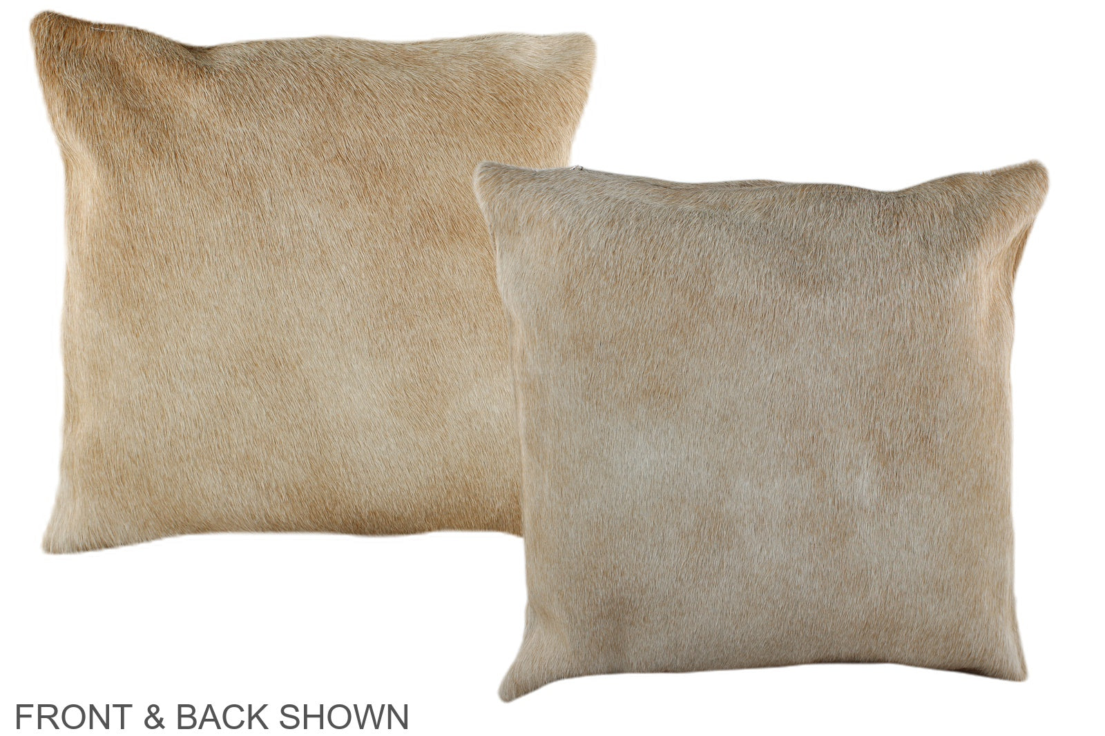 Beige Cowhide Pillow #A35358