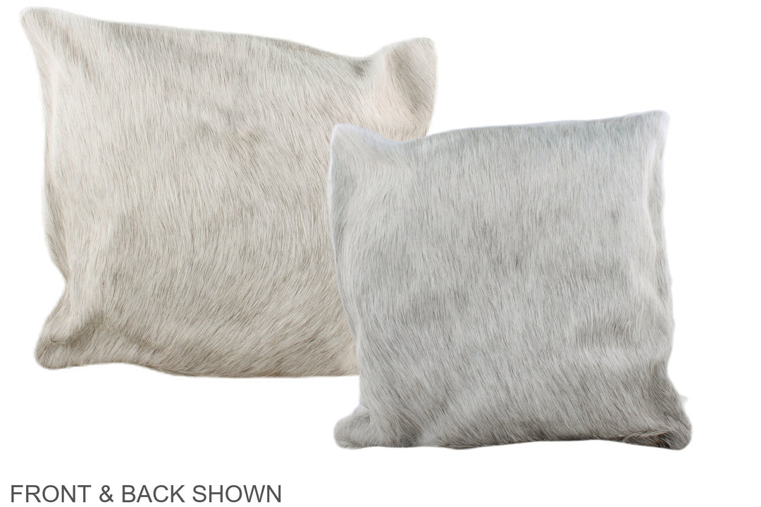 Grey 16"x16" Brazilian Cowhide Pillow #A35385 by Hudson Hides