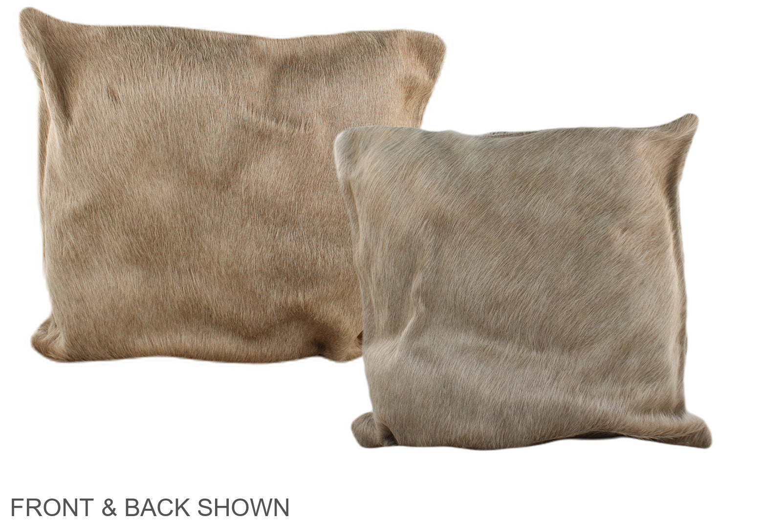 Champagne Cowhide Pillow #A35387