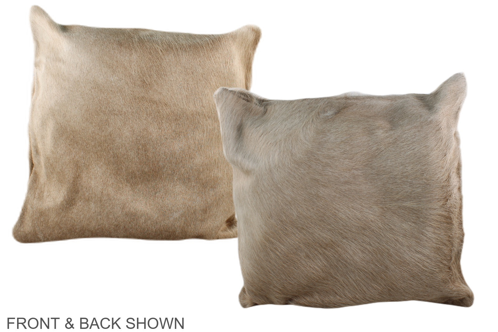 Champagne Cowhide Pillow #A35399