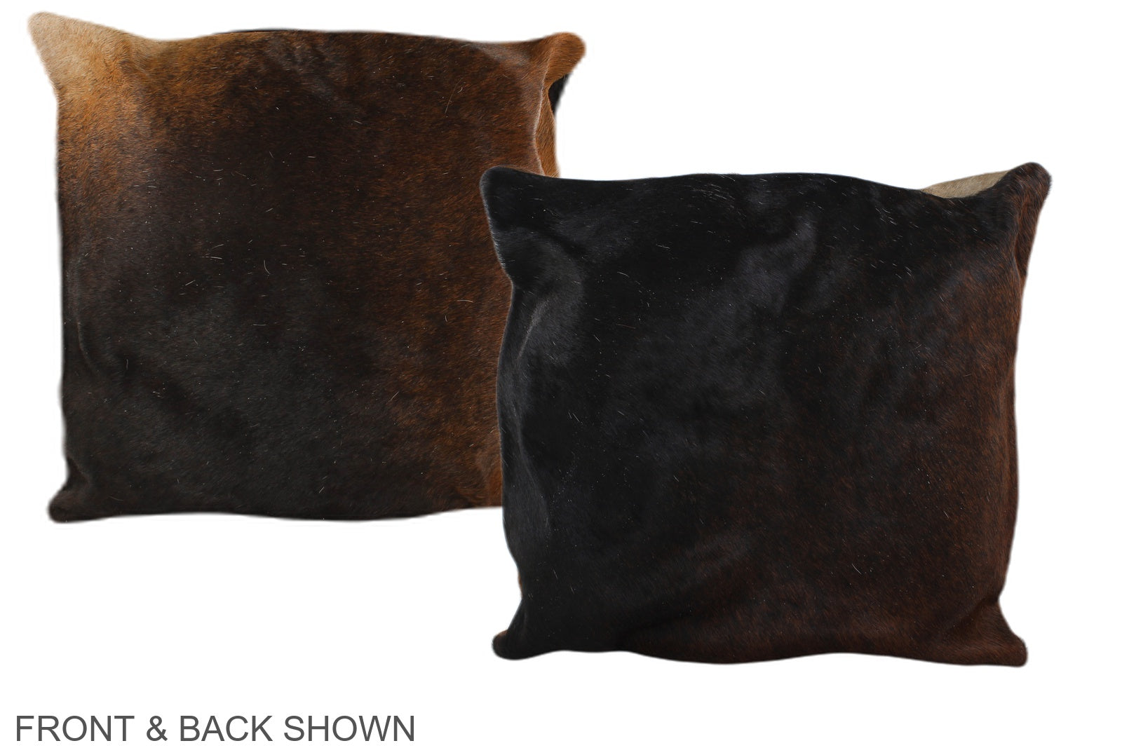 Chocolate Cowhide Pillow #A35403