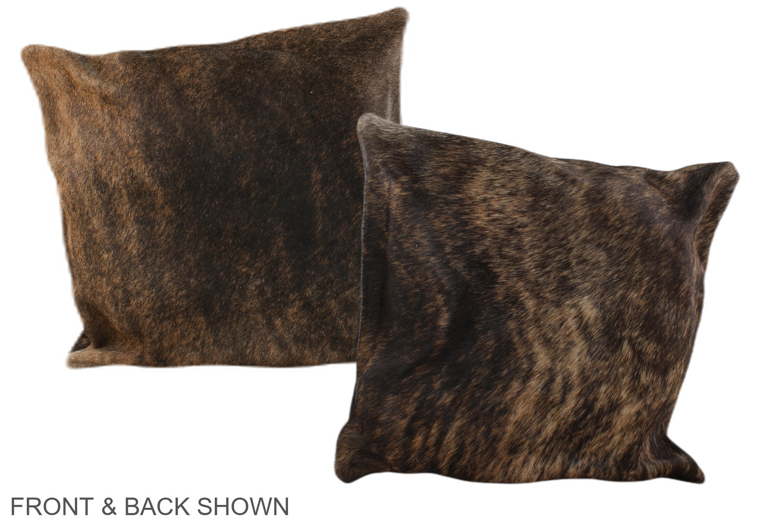 Dark Brindle Cowhide Pillow #A35426