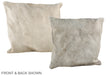 Grey 16"x16" Brazilian Cowhide Pillow #A35481 by Hudson Hides