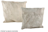 Grey 16"x16" Brazilian Cowhide Pillow #A35481 by Hudson Hides