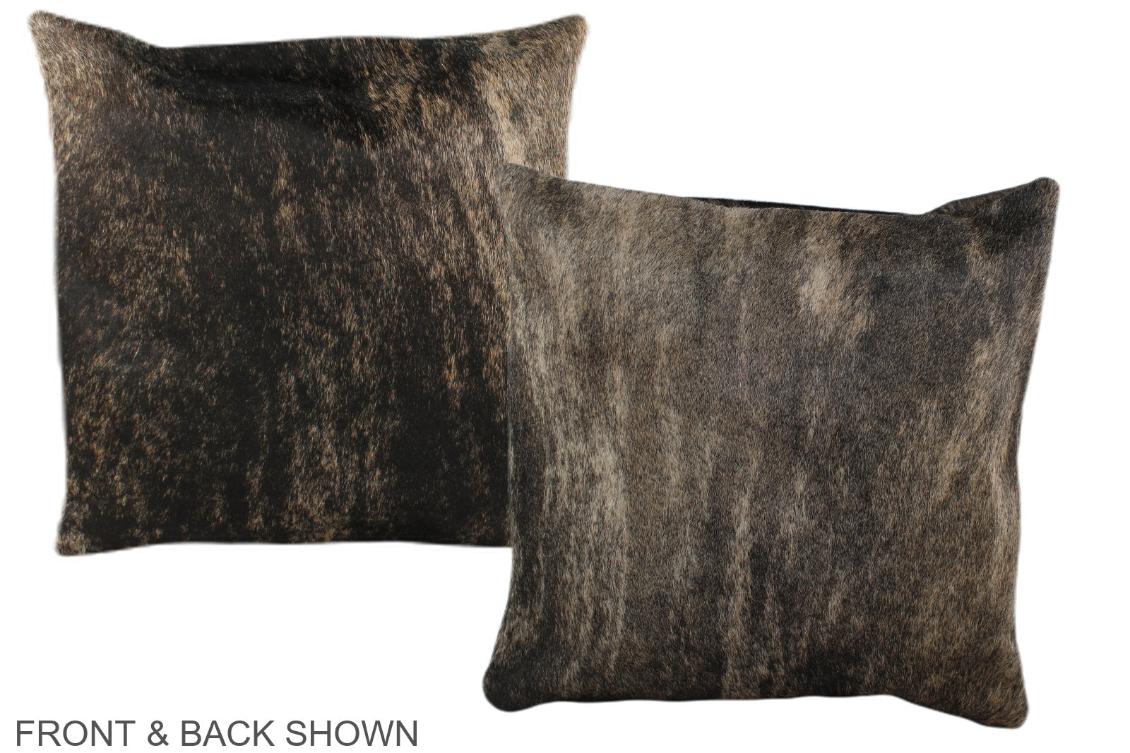 Dark Brindle Cowhide Pillow #A35499