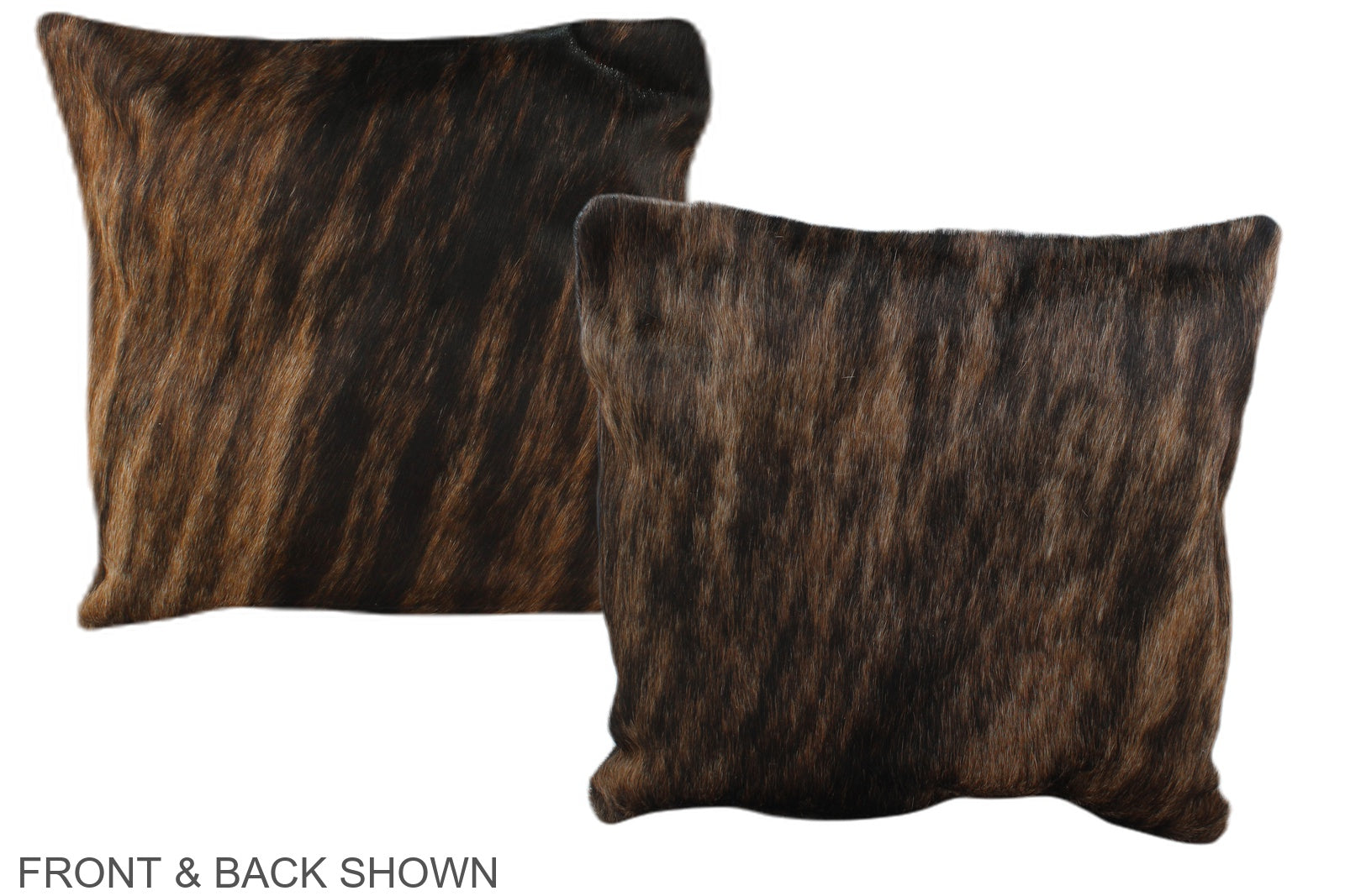 Dark Brindle Cowhide Pillow #A35506