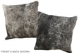 Grey 16"x16" Brazilian Cowhide Pillow #A35534 by Hudson Hides