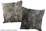 Grey 16"x16" Brazilian Cowhide Pillow #A35534 by Hudson Hides