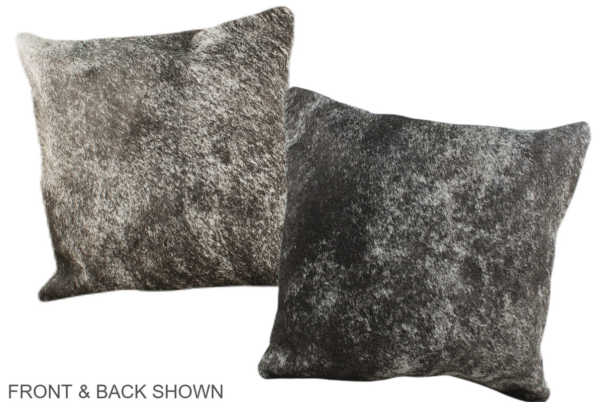 Grey Cowhide Pillow #A35534