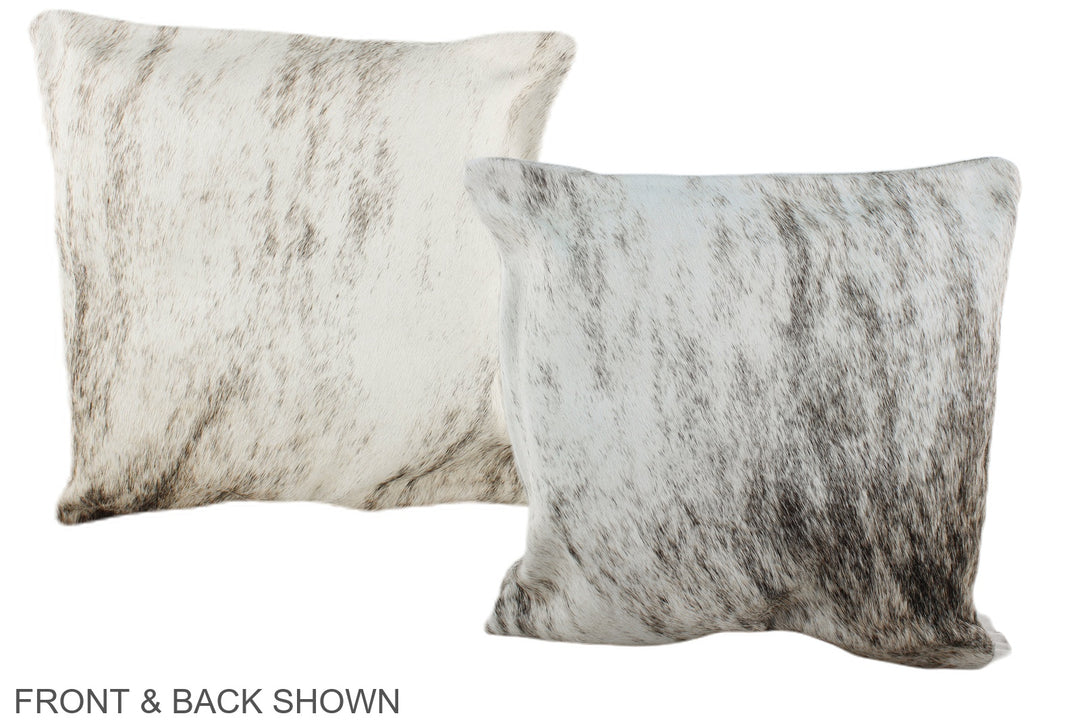Grey 16"x16" Brazilian Cowhide Pillow #A35537 by Hudson Hides