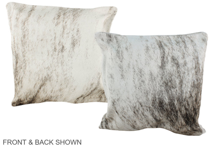 Grey 16"x16" Brazilian Cowhide Pillow #A35537 by Hudson Hides