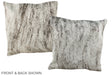 Grey 16"x16" Brazilian Cowhide Pillow #A35541 by Hudson Hides