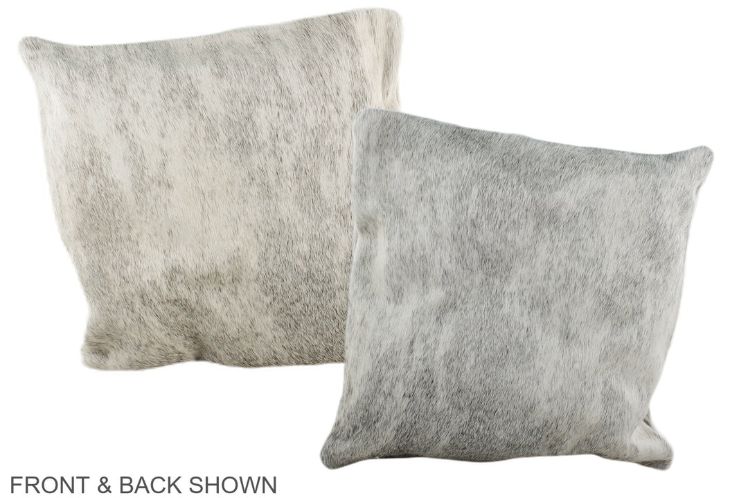 Grey 16"x16" Brazilian Cowhide Pillow #A35545 by Hudson Hides