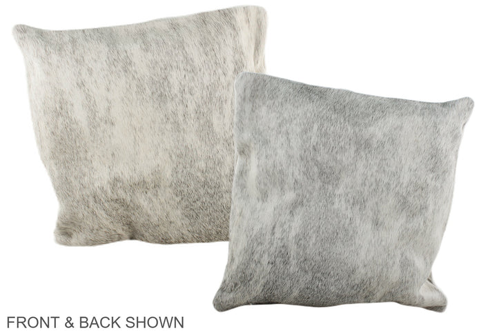 Grey 16"x16" Brazilian Cowhide Pillow #A35545 by Hudson Hides