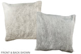 Grey 16"x16" Brazilian Cowhide Pillow #A35547 by Hudson Hides