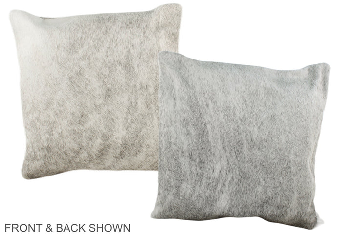 Grey 16"x16" Brazilian Cowhide Pillow #A35547 by Hudson Hides