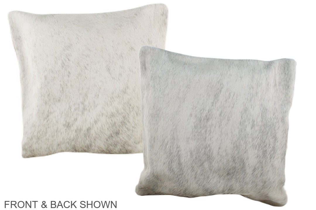 Grey 16"x16" Brazilian Cowhide Pillow #A35549 by Hudson Hides