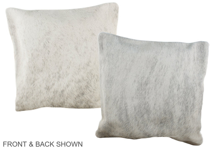 Grey 16"x16" Brazilian Cowhide Pillow #A35549 by Hudson Hides