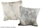 Grey 16"x16" Brazilian Cowhide Pillow #A35552 by Hudson Hides
