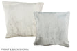 Grey 16"x16" Brazilian Cowhide Pillow #A35554 by Hudson Hides