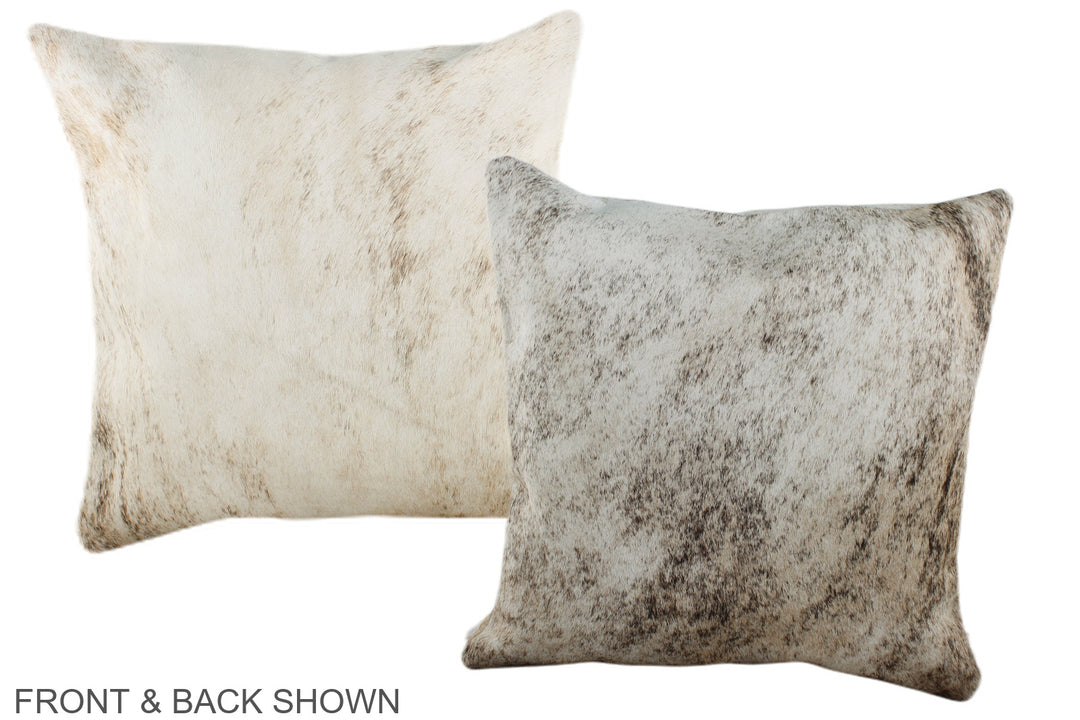 Grey 16"x16" Brazilian Cowhide Pillow #A35561 by Hudson Hides