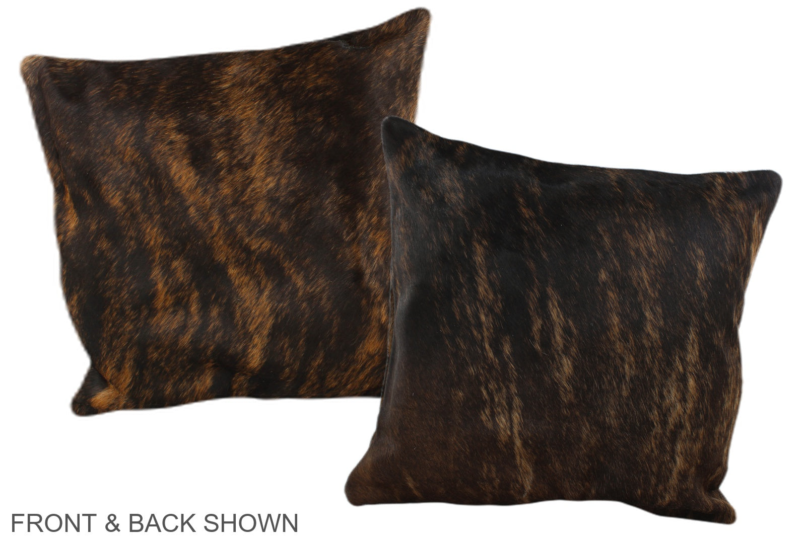 Dark Brindle Cowhide Pillow #A35566