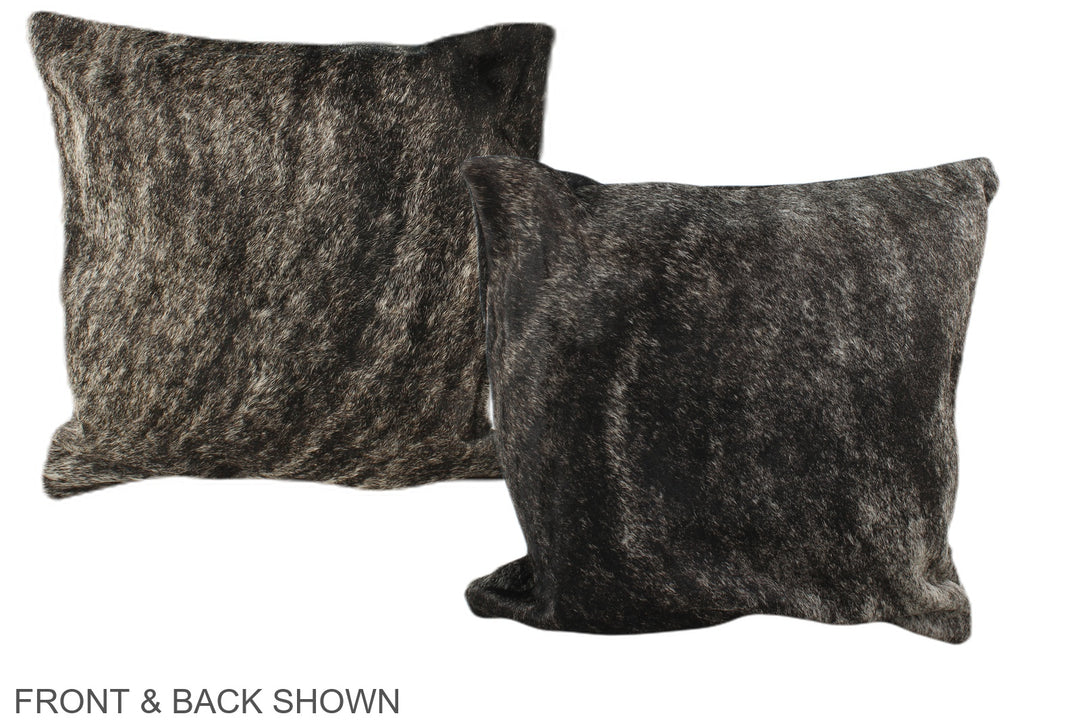 Grey 16"x16" Brazilian Cowhide Pillow #A35568 by Hudson Hides
