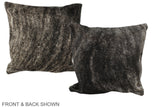 Grey 16"x16" Brazilian Cowhide Pillow #A35568 by Hudson Hides