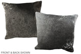 Grey 16"x16" Brazilian Cowhide Pillow #A35573 by Hudson Hides