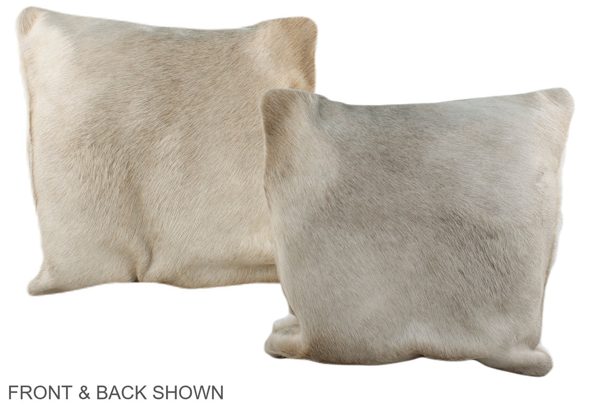 Champagne Cowhide Pillow #A35582