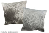 Grey 16"x16" Brazilian Cowhide Pillow #A35587 by Hudson Hides
