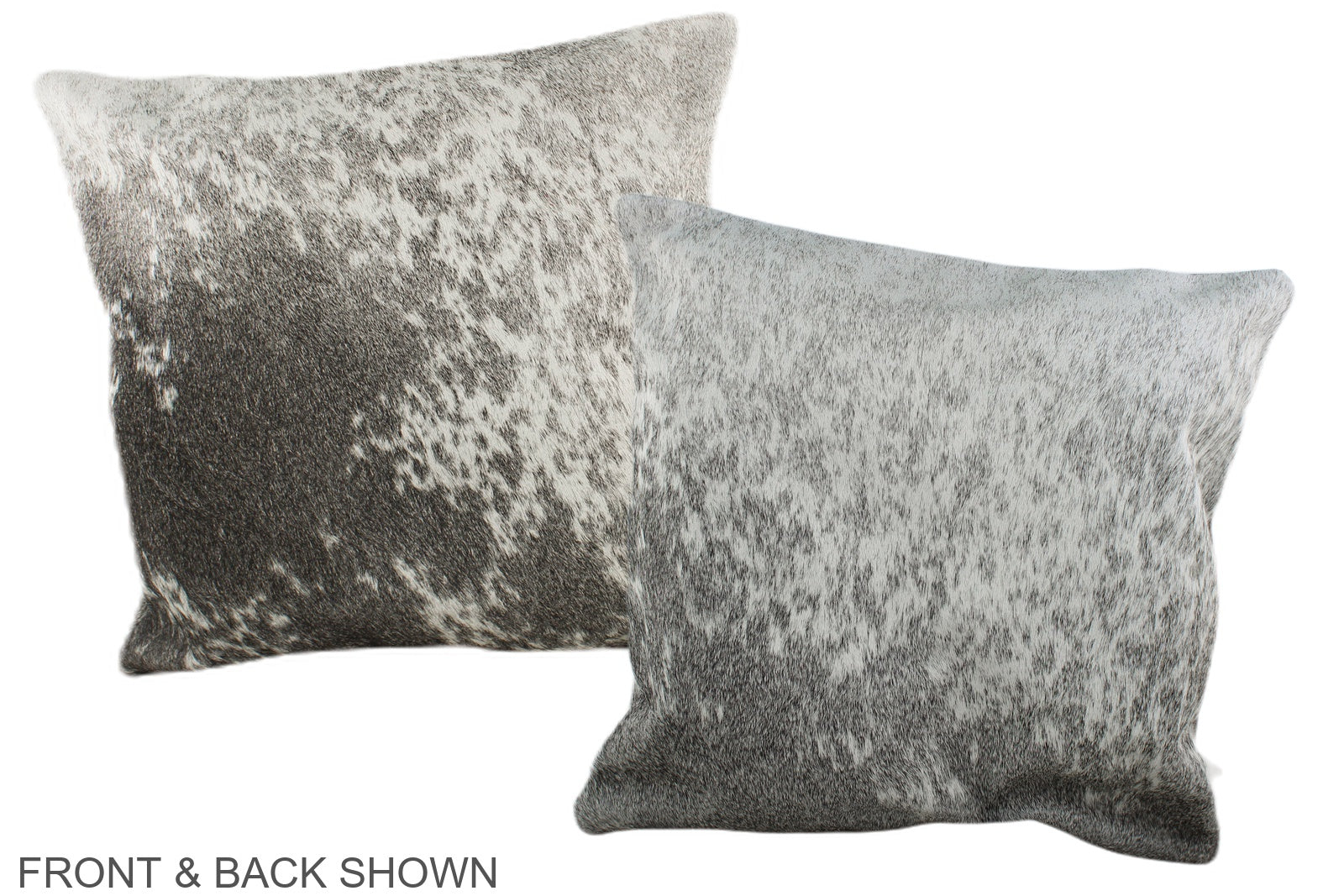 Grey Cowhide Pillow #A35587