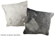 Grey 16"x16" Brazilian Cowhide Pillow #A35594 by Hudson Hides