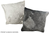 Grey 16"x16" Brazilian Cowhide Pillow #A35594 by Hudson Hides