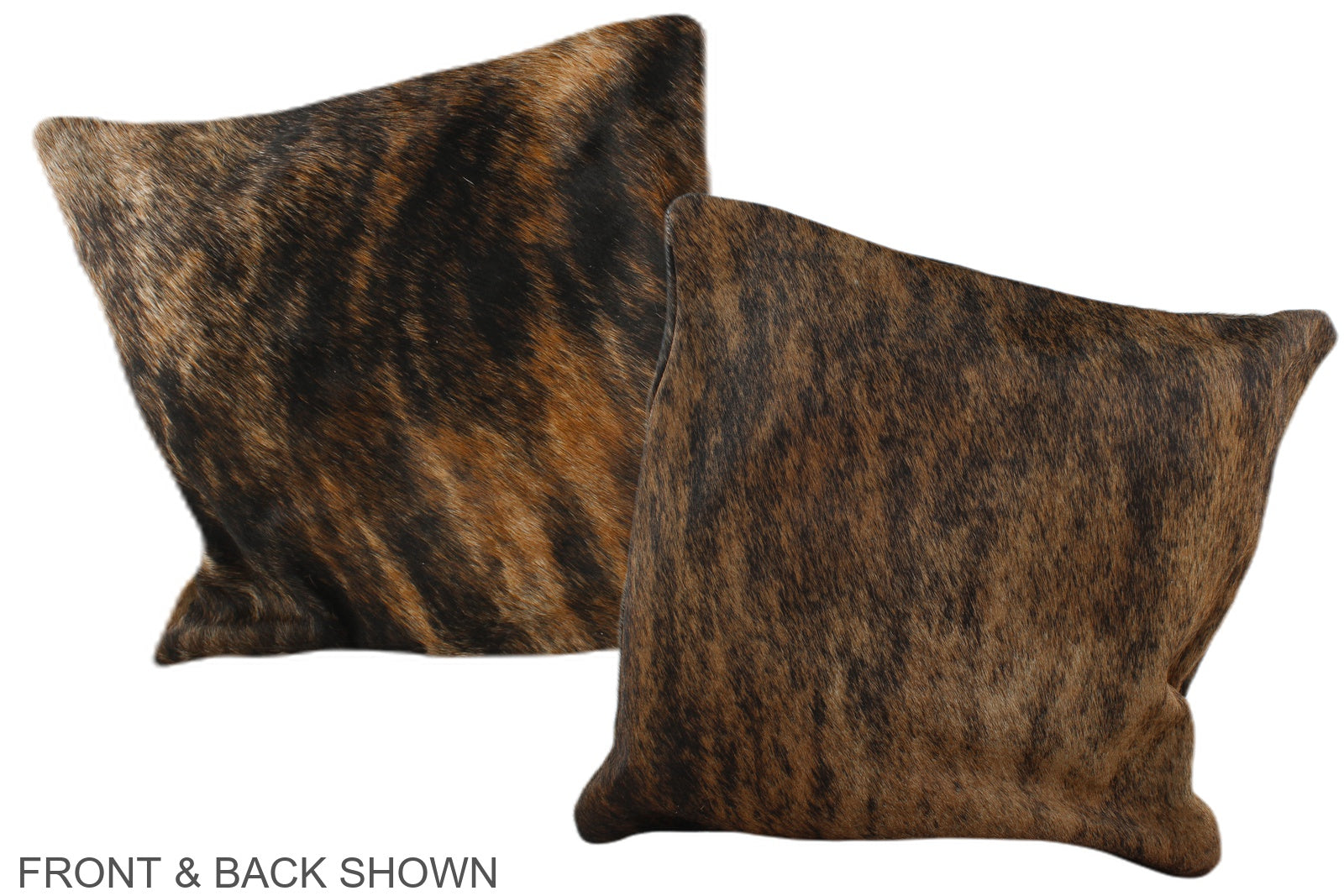 Dark Brindle Cowhide Pillow #A35598