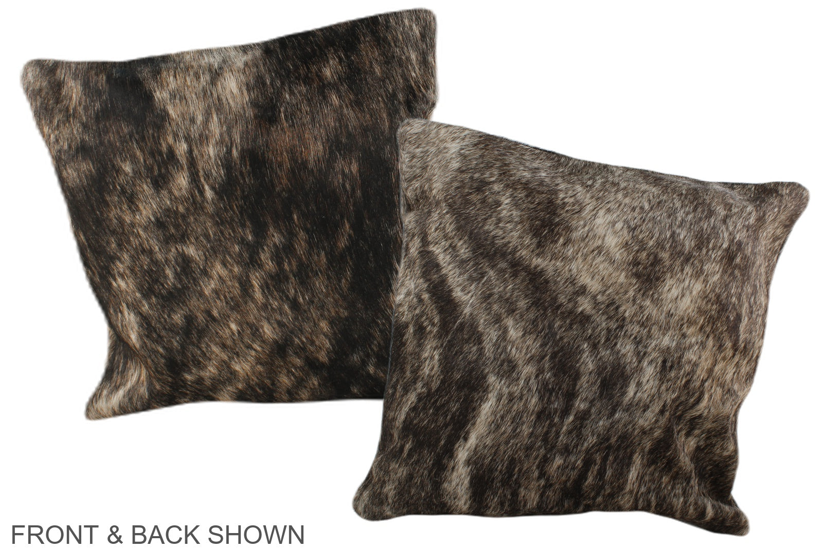 Dark Brindle Cowhide Pillow #A35612