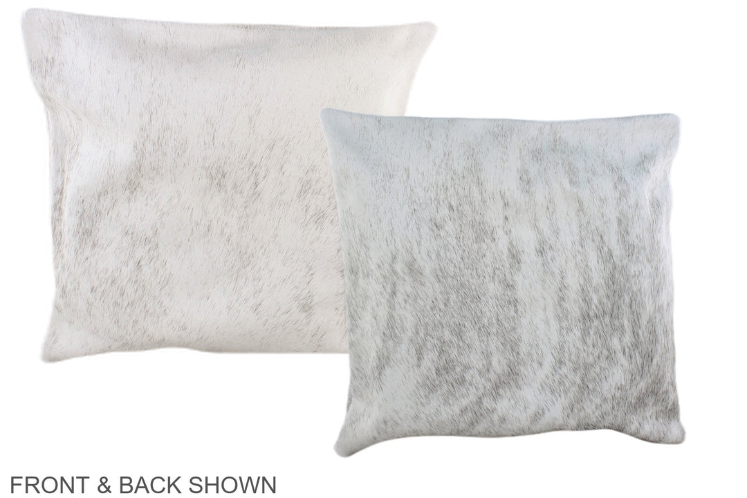 Grey 16"x16" Brazilian Cowhide Pillow #A35623 by Hudson Hides