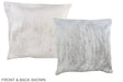 Grey 16"x16" Brazilian Cowhide Pillow #A35623 by Hudson Hides