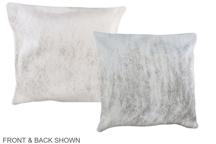 Grey 16"x16" Brazilian Cowhide Pillow #A35623 by Hudson Hides