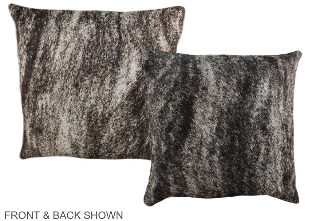 Grey 16"x16" Brazilian Cowhide Pillow #A35638 by Hudson Hides