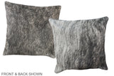 Grey 16"x16" Brazilian Cowhide Pillow #A35641 by Hudson Hides